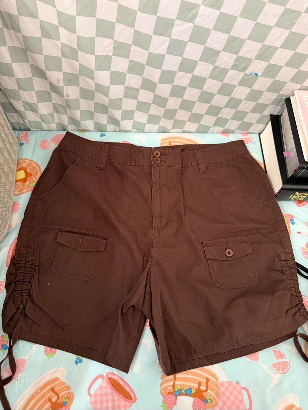 Kim Rogers Casual Cargo Shorts - Brown